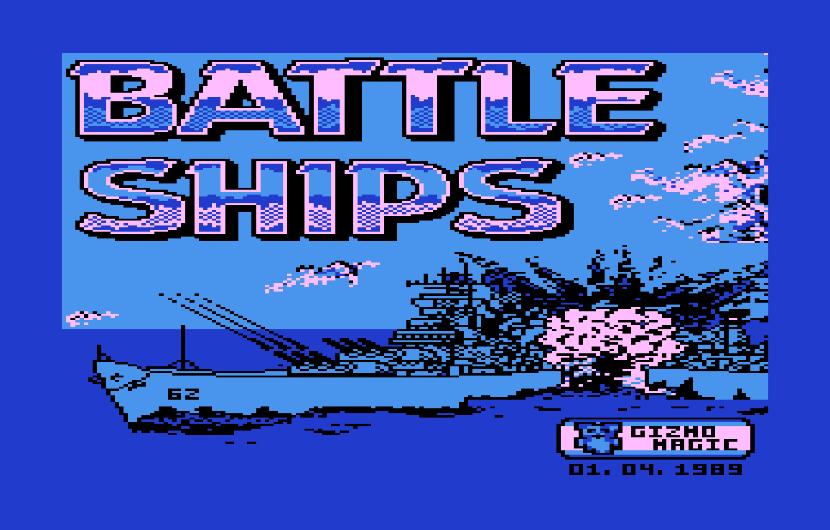 „Battle Ships”, gra Arkadiusza „Gizmo Magic” Łukszo i Kuby Husaka (Atari XL/XE)