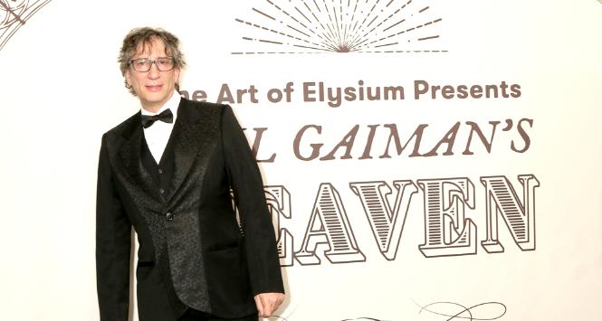 Neil Gaiman na gali Art of Elysium Heaven w 2024 r.