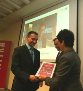 dr Sławomir Drelich laureat nagrody z zakresu nauk politycznych.