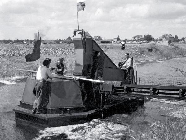 Prace melioracyjne na Żuławach, 1960 r.