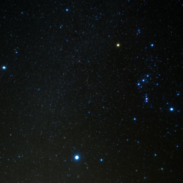Gwiazdozbiór Orion.