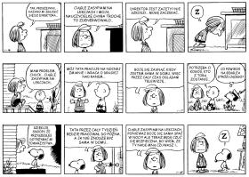 „Fistaszki” Charlesa M. Schulza i ich trzecioplanowy bohater Snoopy.