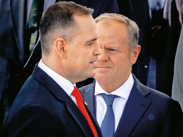 Karol Nawrocki i Donald Tusk