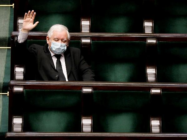 Jarosław Kaczyński w Sejmie 7 maja