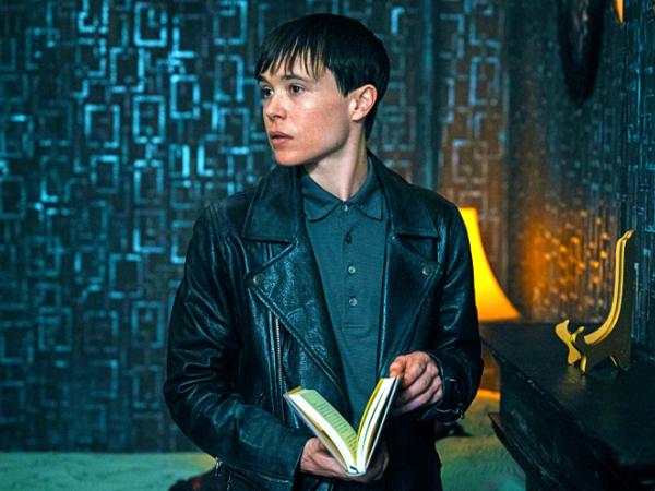 Elliot Page. Kadr z serialu „Umbrella Academy”