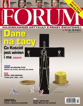 Artykuł pochodzi z  43 numeru tygodnika FORUM, w kioskach od 24 października.