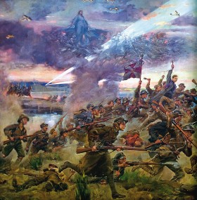 Cud nad Wisłą - obraz Jerzego Kossaka z 1930 r.