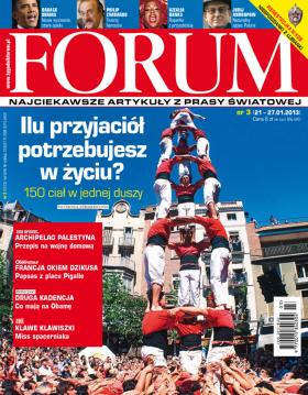 Artykuł pochodzi z najnowszego 3 numeru tygodnika FORUM w kioskach od poniedziałku 21 stycznia.