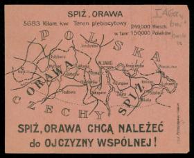 Ulotka z okresu plebiscytu na Śląsku Cieszyńskim. Ze zbiorów Biblioteki Narodowej.