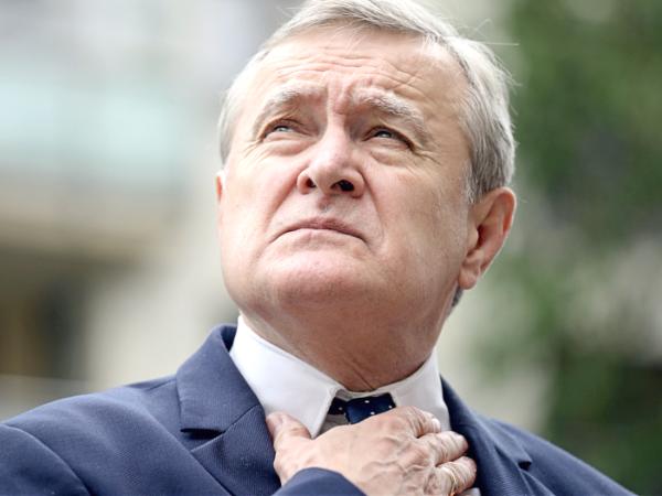 Piotr Gliński w czasie uroczystości 30-lecia Grupy Wyszehradzkiej, 25 czerwca 2021 r.