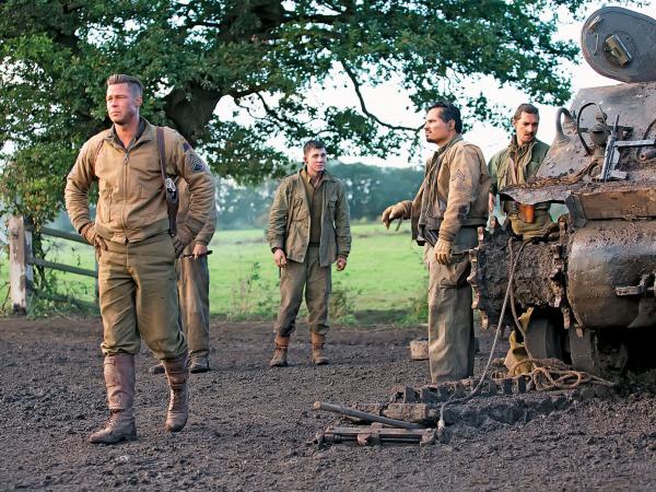 Dowódca czołgu „Furia”, sierżant Wardaddy (Brad Pitt)