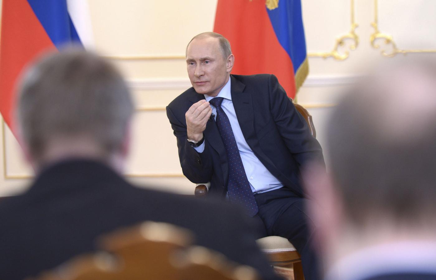 Władimir Putin na konferencji prasowej