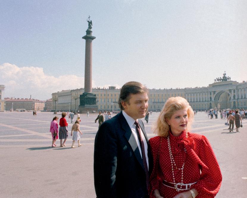 Donald i Ivana w Leningradzie w 1987 r.