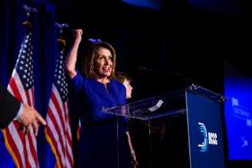 Nancy Pelosi – liderka demokratów w Izbie Reprezentantów.