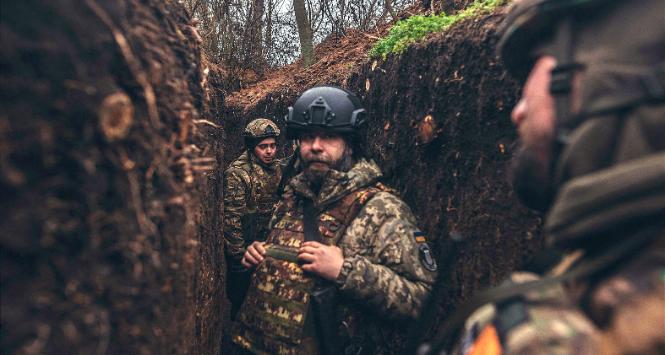 Ukraińskie wojska pod Wuhłedarem, styczeń 2023 r.
