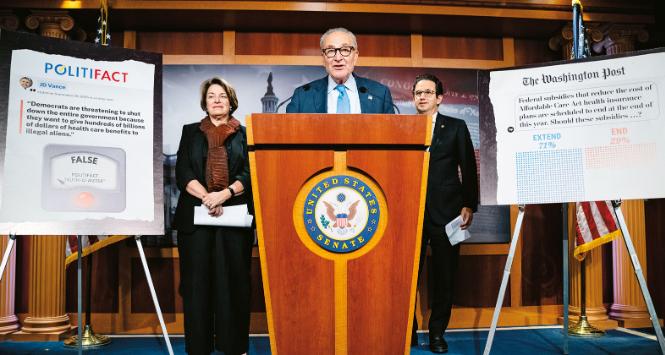 Do shutdownu doszło, bo Demokraci w Senacie odmówili poparcia ustawy budżetowej.