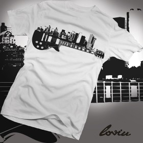 „We build this city on Rock nad Roll” - najlepiej sprzedający się T-shirt na słowackim portalu loviu.com zaprojektowany przez D4N13L – grafika z Cochabamba (Boliwia). Wzór sprytnie wykorzystuje skojarzenia związane z przebojem wylansowanym w latach 80.