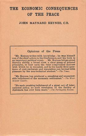 Książka Keynesa, która zaważyła na ocenie traktatu wersalskiego.