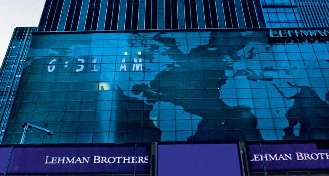 Siedziba Lehman Brothers w Nowym Jorku. Upadek tego banku przyjmuje się za symboliczny początek obecnego krachu światowych finansów.