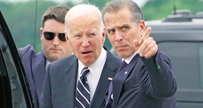 Hunter Biden (na fot. z ojcem)