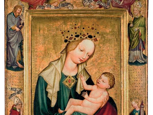 Malarz z pracowni Mistrza Wyszogrodzkiej Madonny, „Matka Boska z Dzieciątkiem”