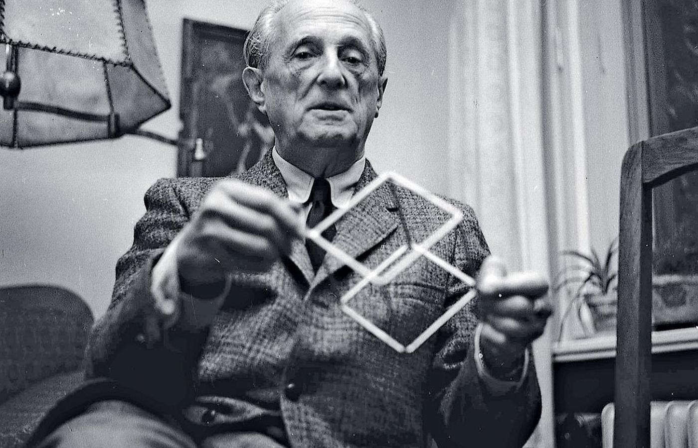 Prof. Hugo Steinhaus, wielki matematyk, przeniósł się ze Lwowa do Wrocławia, fot. z 1963 r.