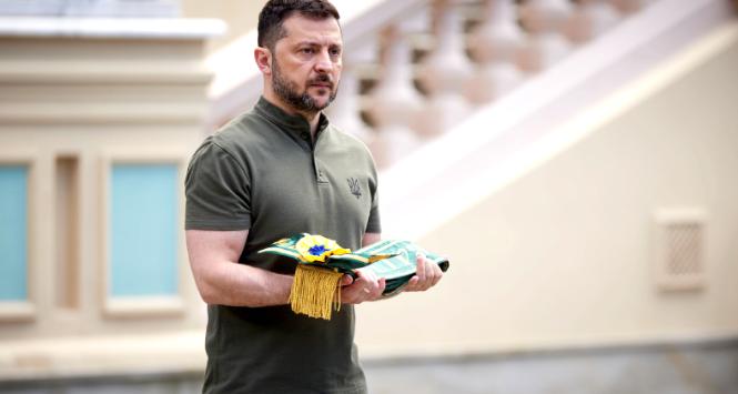 Prezydent Ukrainy Wołodymyr Zełenski