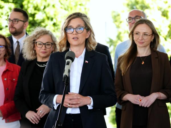 Konferencja prasowa Magdaleny Biejat, 20 maja 2025 r.