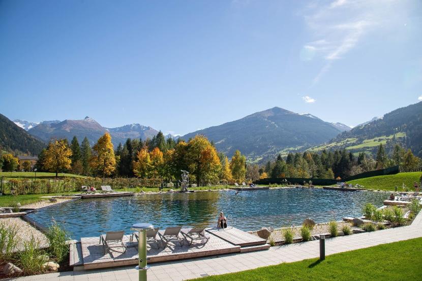 Jezioro termalne przy hotelu Thermenhotel w Gastein