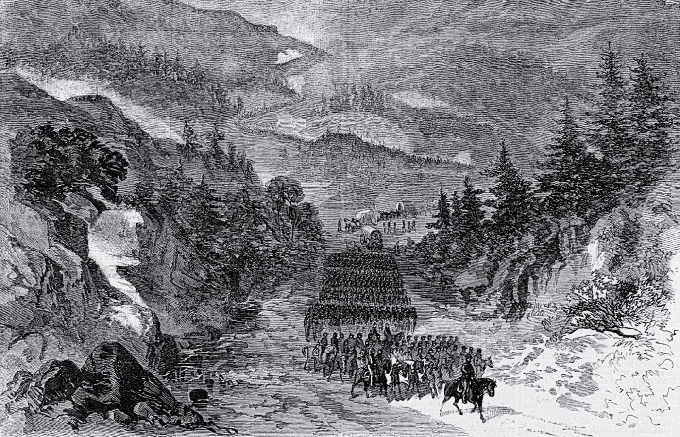 Inwestycje infrastrukturalne: Cumberland Pike, jedna z pierwszych dróg na Zachód (1818 r.).