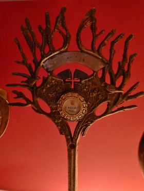 Jeden z relikwiarzy z Leśnej - bł. Maria Virginis.