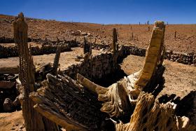 Choć Atakama przypomina Marsa, nawet na wyżynach żyli tu ludzie - nomadzi, a potem plemiona osiadłe.