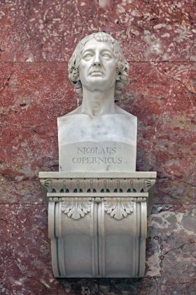 Popiersie Kopernika w Walhalli.