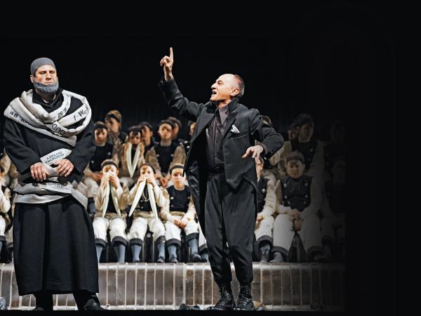 Damian Konieczek (Przewoźnik) i Andrzej Niemirski (Nauczyciel).