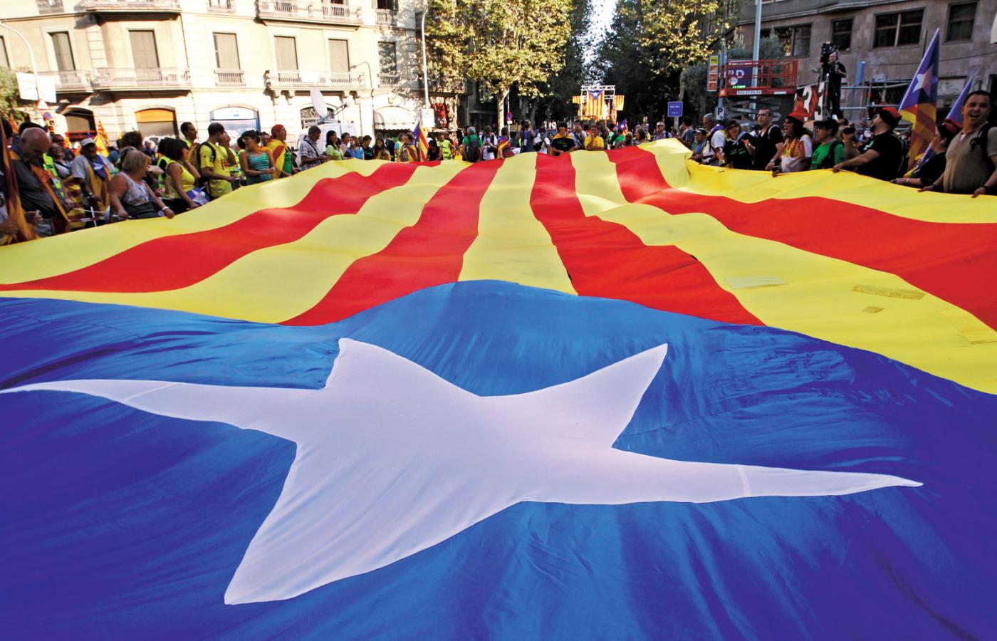 Katalończycy nie ustają w walce o uzyskanie niepodległości.