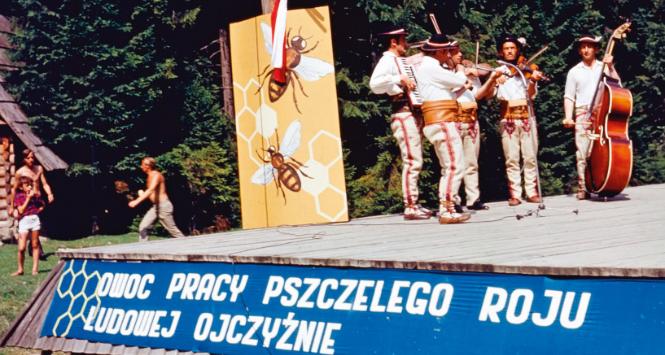 Święto Miodu w Piwnicznej (Nowosądeckie), 1975 r.