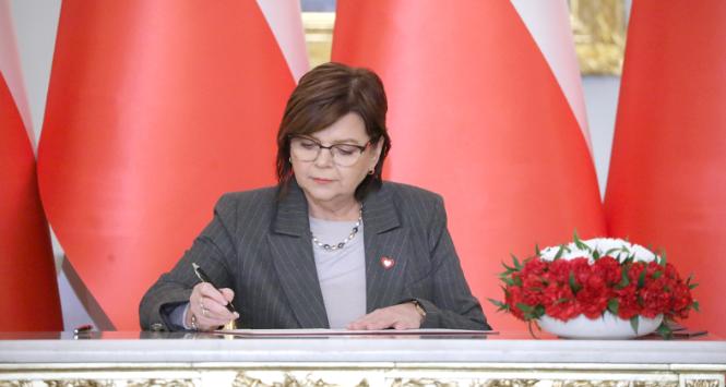 Zaprzysiężenie Izabeli Leszczyny na stanowisko ministry zdrowia w rządzie Donalda Tuska, 13 grudnia 2023 r.