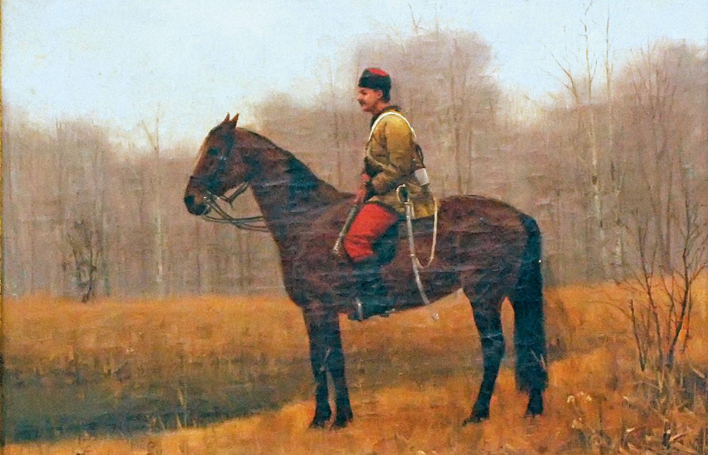 „Powstaniec”; obraz Włodzimierza Łosia z 1883 r.