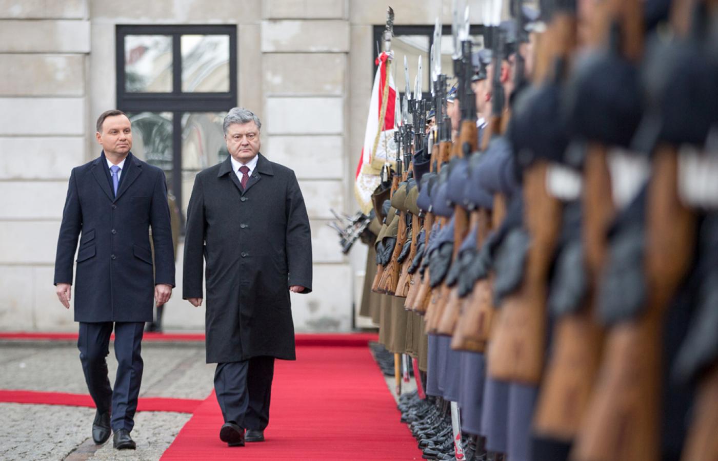 Prezydenci Ukrainy i Polski: Petro Poroszenko i Andrzej Duda