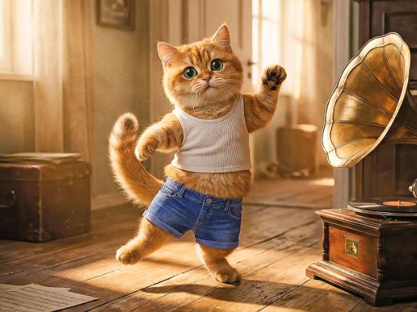 Trudno uwierzyć, że ten kotek jest prawdziwy.