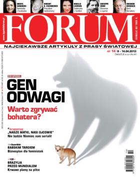Artykuł pochodzi z najnowszego 14 numeru tygodnika FORUM w kioskach od poniedziałku 8 kwietnia 2013 r.