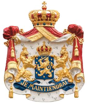Godło dynastii Orańskiej-Nassau.