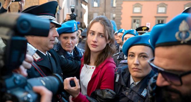 Kadr z serialu „Sprawa Amandy Knox”