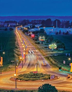 Rondo im. Kazimierza Górskiego w Gniewinie.