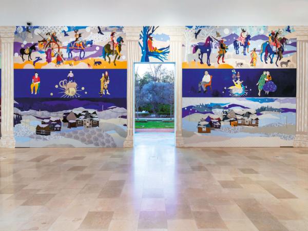 Pawilon polski, fragment wystawy „Przeczarowując świat” laureatki Paszportu POLITYKI za 2020 r. Małgorzaty Mirgi-Tas
– imponująca opowieść o historii i życiu współczesnym Romów.