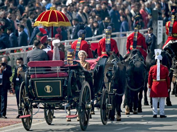 Ursula von der Leyen w New Delhi