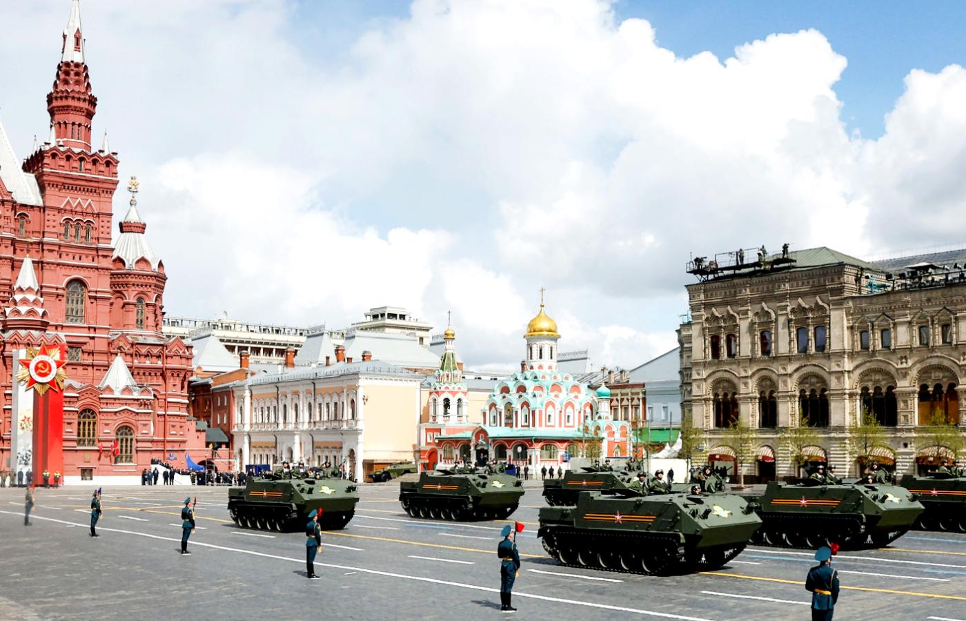 Parada wojskowa w Moskwie, 9 maja 2022 r.