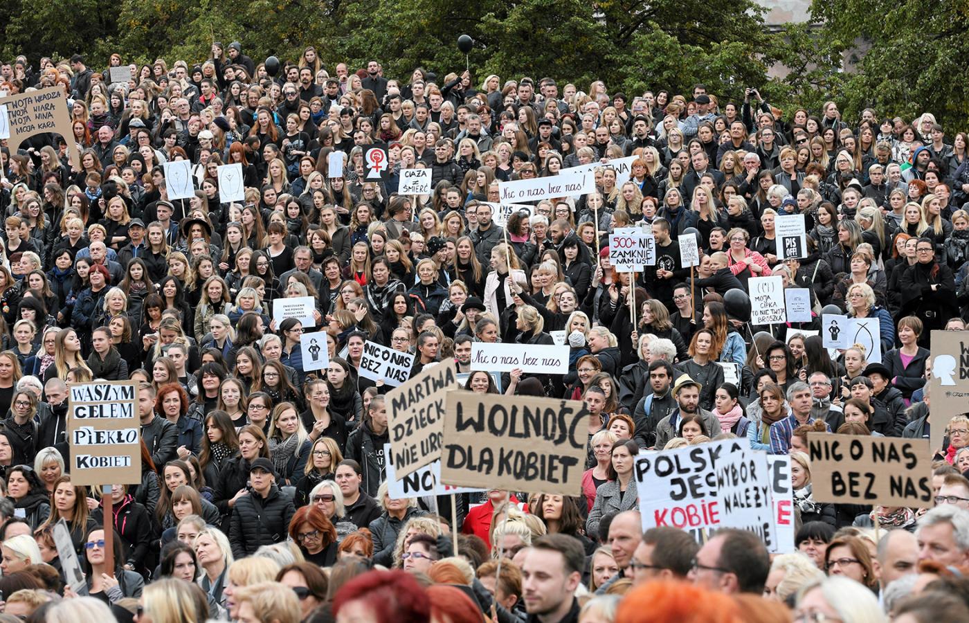 Czarny protest w Szczecinie, 3 października 2016