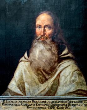 Karmelita Marek Jandołowicz (ksiądz Marek), charyzmatyczny przywódca duchowy konfederacji.