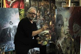 Grzegorz Rosiński uważa, że obraz powinien bronić się sam. Jeśli do języka sztuki potrzebny jest tłumacz, to znaczy, że artysta ma jakiś problem.